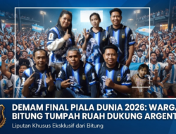 Demam Final Piala Dunia 2026: Warga Bitung Tumpah Ruah Dukung Argentina