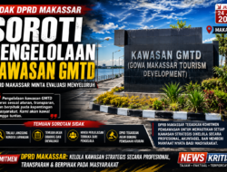 Sidak DPRD Makassar Soroti Pengelolaan GMTD, Ray Suryadi Arsyad Tegaskan Perlunya Evaluasi Menyeluruh