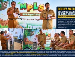 Bobby Nasution Buka MPLS SMA/SMK/SLB Se-Sumut di  SMAN 1 Kota Binjai,Tekankan Pendidikan Karakter dan Sekolah Gratis