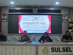 Konferensi Pers Ditres PPA dan PPO Polda Sulsel: Pengungkapan Kasus TPPO dan Eksploitasi Anak di Dua Wilayah