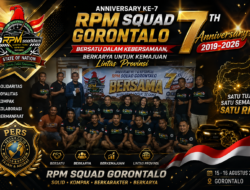 Anniversary ke-7 RPM Squad Gorontalo Bersatu dalam Kebersamaan, Berkarya untuk Kemajuan Lintas Provinsi