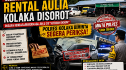 Dugaan Praktik Gelap Rental Aulia Kolaka Disorot, Polres Diminta Segera Periksa Kendaraan Bermasalah hingga Isu Setoran Oknum