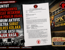 Buntut Bungkamnya Kasat Reskrim dan Pemilik Usaha, Forum Aktifis SULTRA Surat Polres Kolaka untuk Aksi Unjuk Rasa
