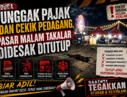 Diduga Tunggak Pajak dan Cekik Pedagang, Pasar Malam Takalar Didesak Ditutup