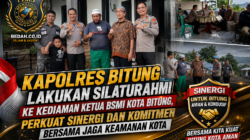 KAPOLRES BITUNG LAKUKAN SILATURAHMI KE KEDIAMAN KETUA BSMI KOTA BITUNG, PERKUAT SINERGI DAN KOMITMEN BERSAMA JAGA KEAMANAN KOTA