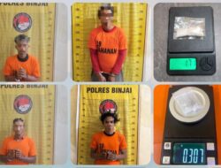 Kurun Waktu Tiga Hari, Satres Narkoba Polres Binjai Tangkap Lima Terduga Bandar Narkoba