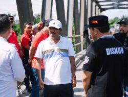 Wali Kota Binjai Tinjau Jembatan Penghubung Payaroba–Cengkeh Turi, Pastikan Penanganan Segera