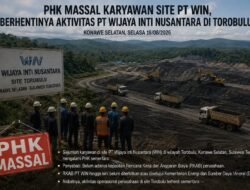 PHK Massal Karyawan Site PT WIN, Berhentinya Aktivitas PT Wijaya Inti Nusantara di Torobulu