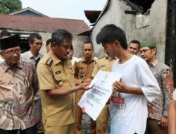 Wali Kota Binjai Tinjau dan Salurkan Bantuan bagi Korban Kebakaran
