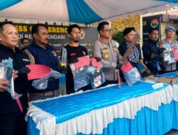 Polresta Kendari Amankan Pelajar Bawa Busur Saat Tawuran di Jalan Ahmad Yani
