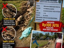 Tanpa Galian dan Semen Serabutan: Proyek Irigasi Rp100 Juta di Takalar Memicu Amarah Warga