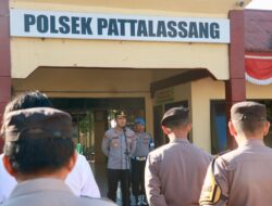Kapolres Takalar Perkuat Konsolidasi Internal, Sambangi Polsek Pattallassang