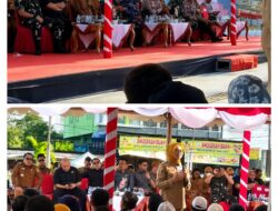 WaliKota Kendari Dengarkan Keluhan Warga Kelurahan Kadia Saat Penyerahan Bantuan Beras