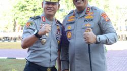 Kapolda Sulsel Pimpin Apel Pagi dan Laporan Kenaikan Pangkat Pengabdian Karo Log Polda Sulsel