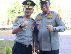 Kapolda Sulsel Pimpin Apel Pagi dan Laporan Kenaikan Pangkat Pengabdian Karo Log Polda Sulsel