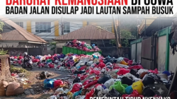 Darurat Kemanusiaan di Gowa: Badan Jalan Disulap Jadi Lautan Sampah Busuk, Pemerintah Tidur Nyenyak?