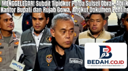 MENGGELEGAR! Subdit Tipidkor Polda Sulsel Obrak-Abrik Kantor Bupati dan Rujab Gowa, Angkut Dokumen Penting