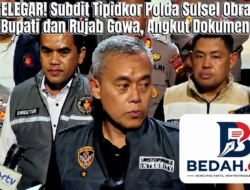 MENGGELEGAR! Subdit Tipidkor Polda Sulsel Obrak-Abrik Kantor Bupati dan Rujab Gowa, Angkut Dokumen Penting