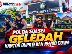 Polda Sulsel Geledah Kantor Bupati dan Rujab Gowa