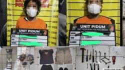 Gerak Cepat Satreskrim Polres Binjai, Dua Terduga Pelaku Curat Toko Rp157 Juta Dibekuk
