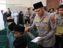 Kapolres Binjai AKBP R. Bimo Moernanda, S.I.K., M.H., Pimpin Syukuran dan Doa Bersama Anak Yatim