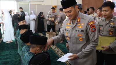 Kapolres Binjai AKBP R. Bimo Moernanda, S.I.K., M.H., Pimpin Syukuran dan Doa Bersama Anak Yatim