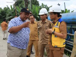 Wawako Binjai Tinjau Langsung Perbaikan Jalan Diponegoro