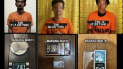 Kapolres Binjai Tegaskan Komitmen Berantas Narkoba, Tiga Pengedar Diamankan dengan 6,82 Gram Sabu