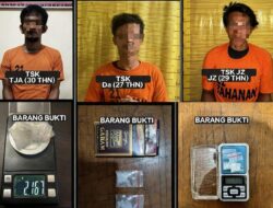 Kapolres Binjai Tegaskan Komitmen Berantas Narkoba, Tiga Pengedar Diamankan dengan 6,82 Gram Sabu