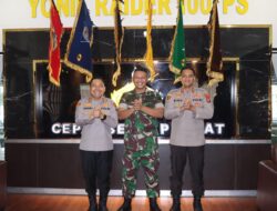 Kapolres Binjai dan Kapolres Langkat Berikan Surprise HUT TNI ke-81, Perkuat Sinergitas TNI-Polri