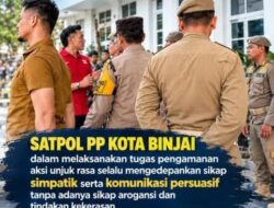 Satpol PP Kota Binjai Bantah Dugaan Kekerasan Saat Pengamanan Aksi Unjuk Rasa