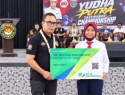 Pengprov TI Sumut Gandeng BPJS Ketenagakerjaan Binjai, Utamakan Keselamatan Wasit di Yudha Putra Taekwondo Championship