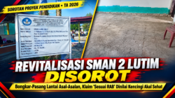 Revitalisasi SMAN 2 Lutim Disorot: Bongkar-Pasang Lantai Asal-Asalan, Klaim “Sesuai RAB” Dinilai Kencingi Akal Sehat