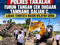 Polres Takalar Turun Tangan Cek Dugaan Tambang Galian C, Lokasi Ternyata Masuk Wilayah Gowa
