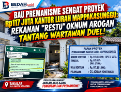 Bau Premanisme Sengat Proyek Rp117 Juta Kantor Lurah Mappakasunggu: Rekanan “Restui” Oknum Arogan Tantang Wartawan Duel!
